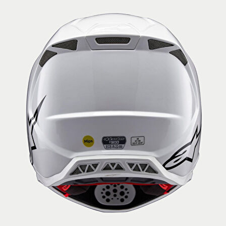 Alpinestars Supertech M10 Off-Road Kaskı Beyaz  Siyah