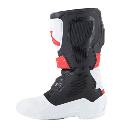 Alpinestars TECH 3S Kros Genç Motosiklet Botu Siyah  Kırmızı  Beyaz