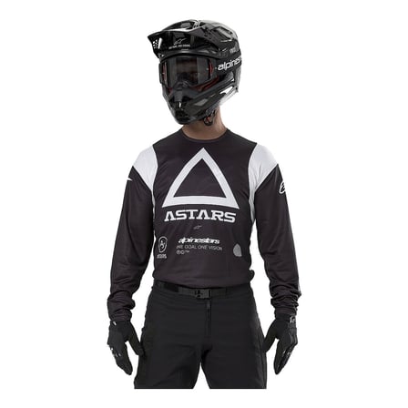 Alpinestars Techdura Off-Road  Enduro Motosiklet Jerseyi Siyah