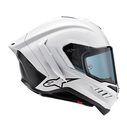 Alpinestars Supertech R10 Carbon Spor Motosiklet Kaskı Beyaz  Siyah