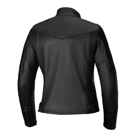 Alpinestars Tory Korumalı Deri Kadın Motosiklet Montu Siyah  Siyah