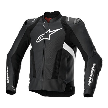 Alpinestars Missile V3 Airflow Deri Korumalı Motosiklet Montu Siyah  Beyaz