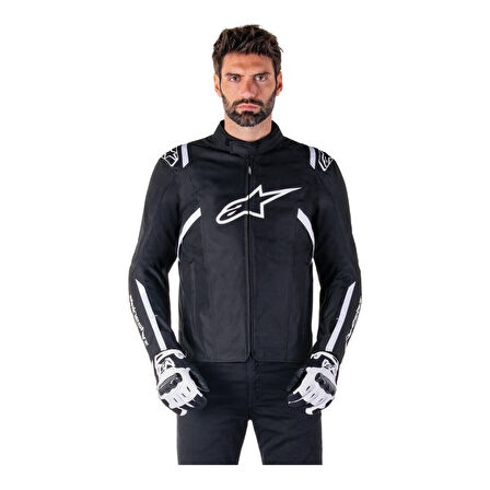 Alpinestars T-SPS V2 WP Korumalı Motosiklet Montu Siyah  Beyaz