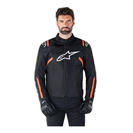 Alpinestars T-SPS V2 WP Korumalı Motosiklet Montu Siyah  Beyaz  Kırmızı