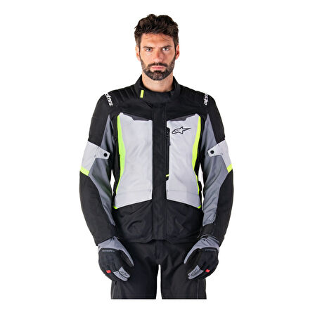 Alpinestars ST-1 WP Korumalı Motosiklet Montu Siyah  Gri  Sarı