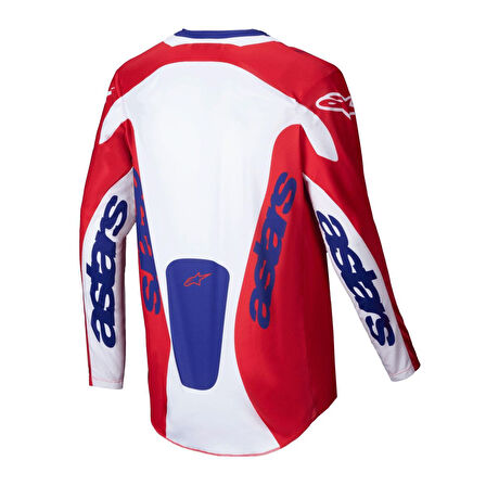 Alpinestars Racer Veil Kros Motosiklet Jerseyi Kırmızı  Beyaz  Mavi