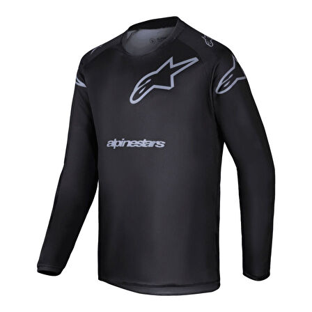Alpinestars Racer Graphite Off-Road Genç Motosiklet Jerseyi Siyah  Gri