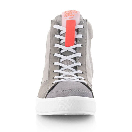 Alpinestars Stated Korumalı Motosiklet Botu Gri  Kırmızı