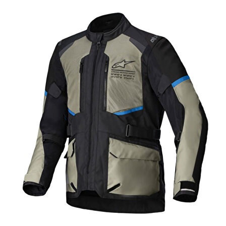 Alpinestars Andes Air Drystar Korumalı Motosiklet Montu Gri  Siyah