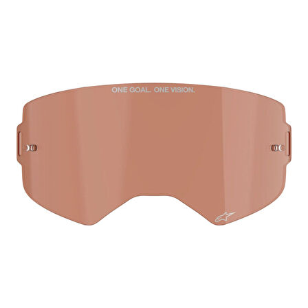 Alpinestars Supertech Goggle İçin Cam Kırmızı