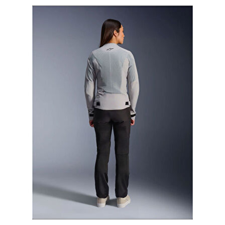 Alpinestars Stella C-1 Air Korumalı Kadın Motosiklet Montu Gri