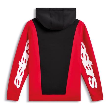 Alpinestars Ignite Hoodie Kapüşonlu Sweatshirt Siyah  Kırmızı