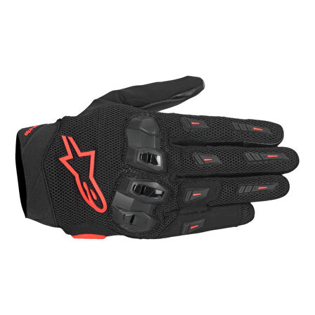 Alpinestars SP X 5 Air Korumalı Motosiklet Eldiveni Siyah  Kırmızı