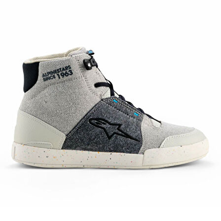 Alpinestars Circal Korumalı Motosiklet Botu Gri  Siyah  Mavi