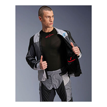 Alpinestars ST-2 Air Korumalı Motosiklet Montu Gri  Siyah