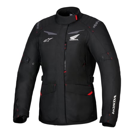 Alpinestars Honda Stella ST-1 WP Korumalı Kadın Motosiklet Montu Siyah