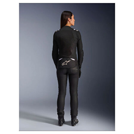 Alpinestars Stella T-SPS Air V2 Korumalı Kadın Motosiklet Montu Siyah  Beyaz