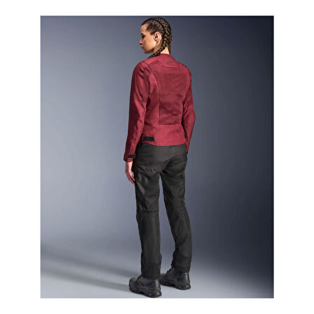 Alpinestars Stella C-1 Air Korumalı Kadın Motosiklet Montu Bordo