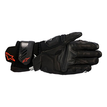 Alpinestars GP PLUS R V3 Korumalı Deri Motosiklet Eldiveni Siyah  Beyaz