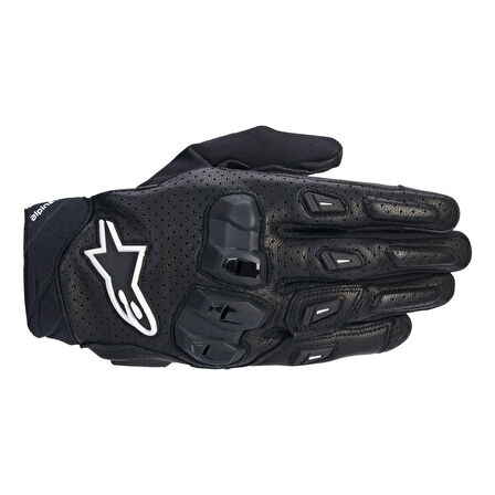 Alpinestars SP X 7 Korumalı Motosiklet Eldiveni Siyah  Beyaz