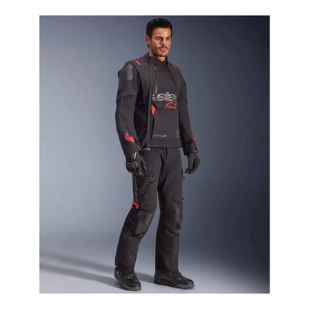 Alpinestars Halo Pro DS Korumalı Motosiklet Montu Siyah  Kırmızı
