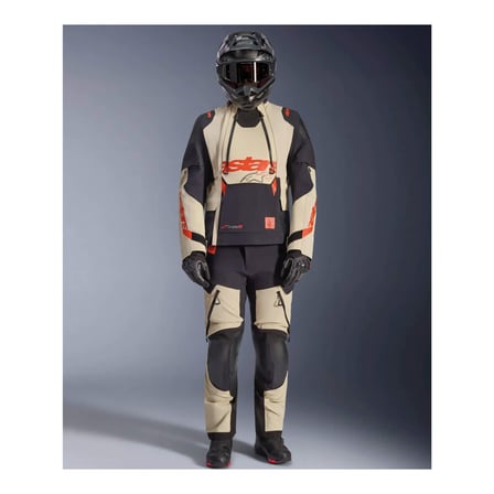 Alpinestars Halo Pro DS Korumalı Motosiklet Montu Krem  Siyah