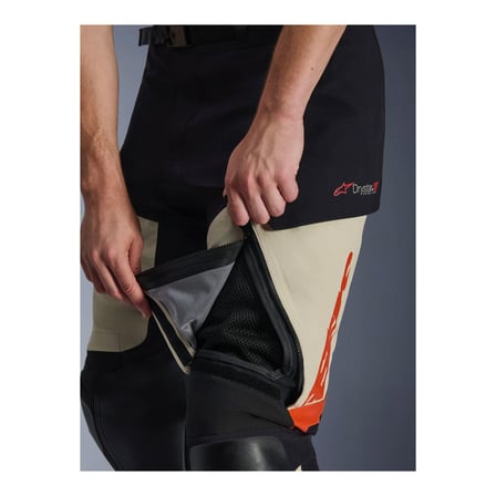 Alpinestars Halo Pro DS Laminated Korumalı Motosiklet Pantolonu Krem  Siyah