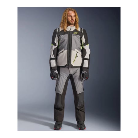 Alpinestars Andes V4 Korumalı Motosiklet Montu Gri  Siyah  Sarı