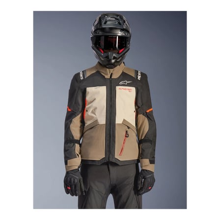 Alpinestars Andes V4 Korumalı Motosiklet Montu Kahverengi  Siyah