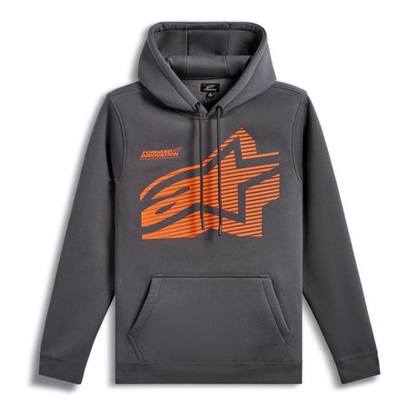 Alpinestars Fasting Hoodie Kapüşonlu Sweatshirt Gri