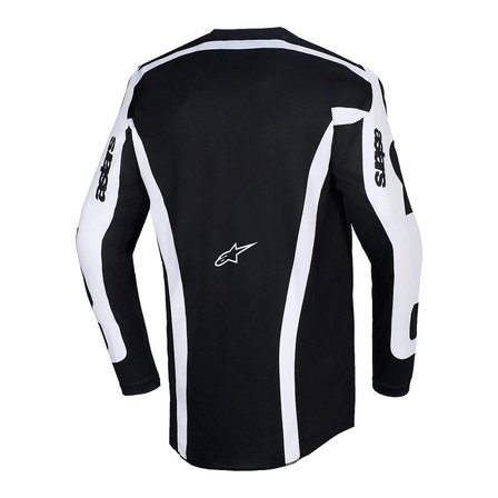 Alpinestars Racer Riway Off-Road Motosiklet Jerseyi Beyaz  Siyah