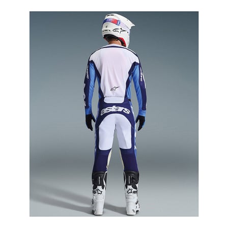 Alpinestars Racer Riway Off-Road Motosiklet Pantolonu Mavi  Beyaz