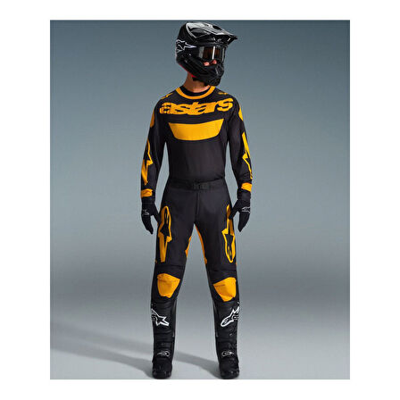 Alpinestars Racer Riway Off-Road Motosiklet Jerseyi Sarı  Siyah
