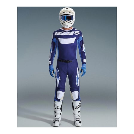 Alpinestars Racer Riway Off-Road Motosiklet Jerseyi Mavi  Beyaz