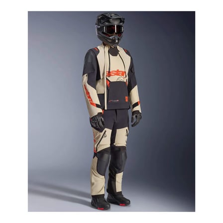 Alpinestars Halo Pro DS Korumalı Motosiklet Montu Krem  Siyah