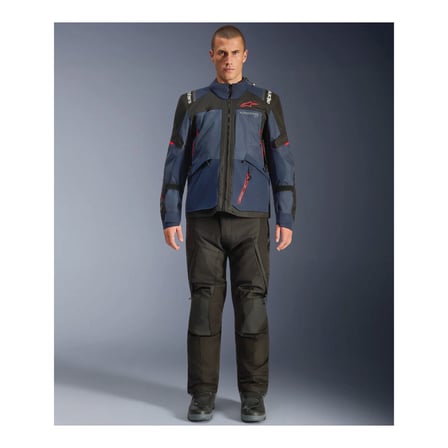 Alpinestars Andes V4 Korumalı Motosiklet Montu Mavi  Siyah