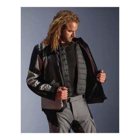Alpinestars Andes V4 Korumalı Motosiklet Montu Gri  Siyah  Sarı
