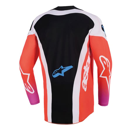 Alpinestars Techstar Knif Off-Road Motosiklet Jerseyi Gri  Siyah  Oranj
