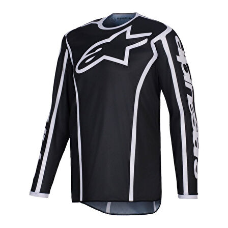 Alpinestars Fluid Apex Off-Road Motosiklet Jerseyi Siyah  Gri