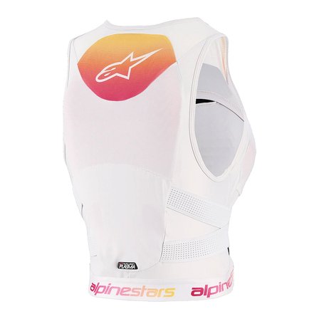 Alpinestars Stella Plasma Göğüs Koruması Beyaz  Kırmızı