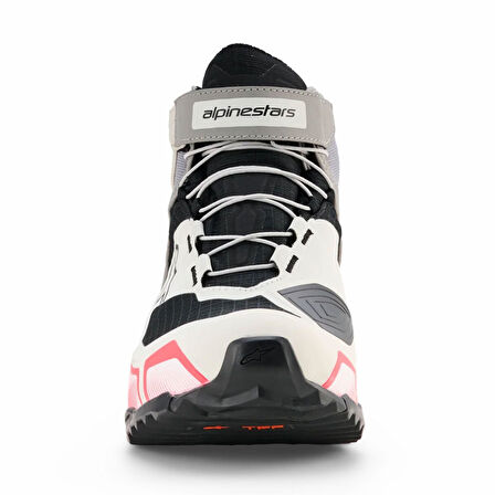 Alpinestars CR-X DS Korumalı Kadın Motosiklet Botu Beyaz  Siyah  Kırmızı