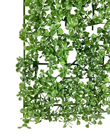 Yapay Çiçek Duvar Kaplama Panel Şimşir Tabaka 50*50cm Dik Duvar Uygulama