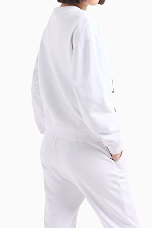 Kadın Sweatshirt - Beyaz | XL