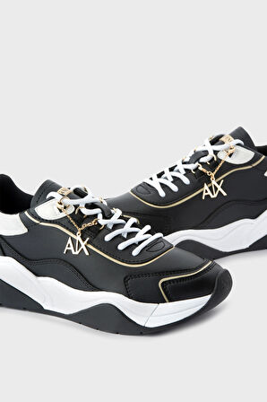 Siyah Kadın Yüksek Taban Sneaker XDX104XV580S038