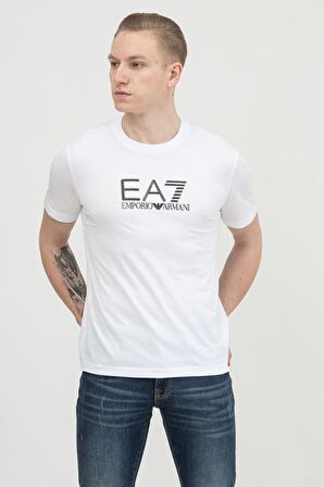 EA7 Erkek Bisiklet Yaka T-Shirt