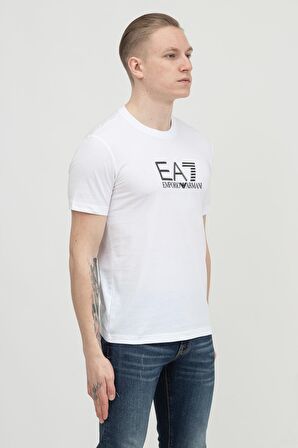 EA7 Erkek Bisiklet Yaka T-Shirt