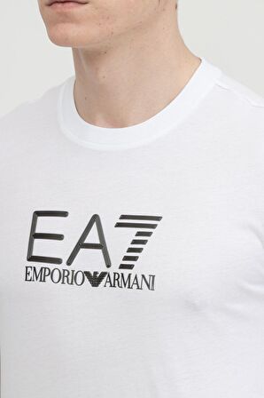 EA7 Erkek Bisiklet Yaka T-Shirt