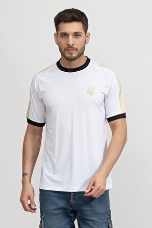 EA7 Erkek Bisiklet Yaka T-Shirt