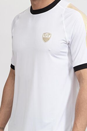 EA7 Erkek Bisiklet Yaka T-Shirt