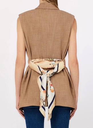 Liu Jo Camel Kadın Yelek WA6165T332A02153